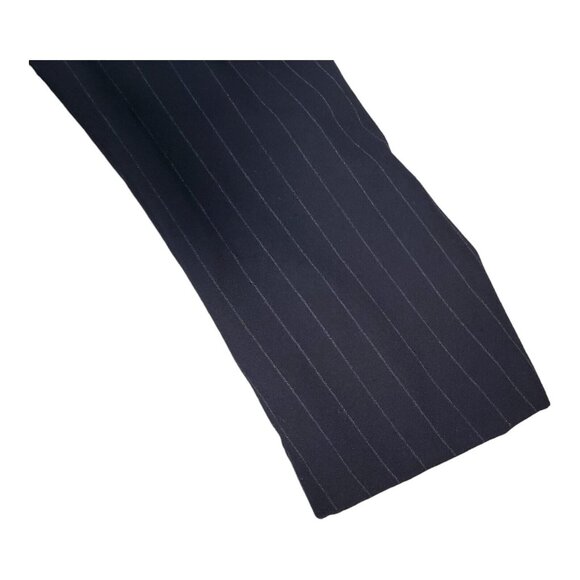 Brooks Brothers Makers Brooksease Wool Pinstripe Navy Blue Blazer Size 43 Reg - Picture 5 of 7